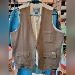 Woolrich men's tweed vest